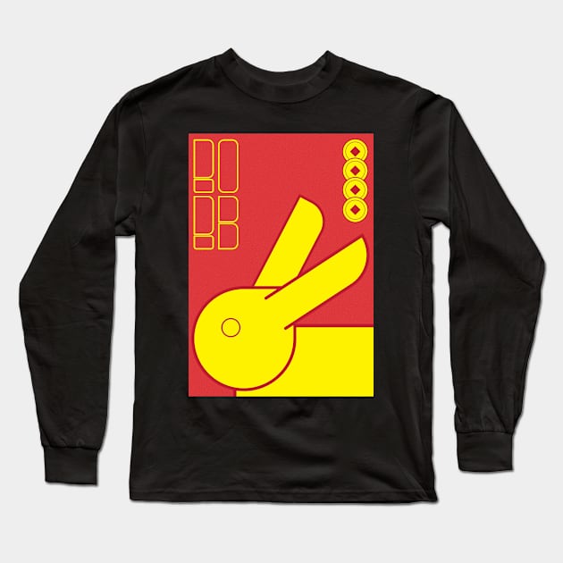 Year of the Rabbit Long Sleeve T-Shirt by TheRatbagCo